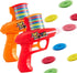 Sumind 2 Pieces Foam Disc Launcher Zip Shot Shooter Disc Shooter Random Color