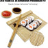 MOLAD 18 Pcs Sushi Making Kit For Beginners, Bamboo Sushi Mat, All In One Sushi Bazooka Maker with Bamboo Mats, Bamboo Chopsticks, Paddle, Sushi Knife, Chopsticks Holder, DIY Sushi Roller Machine