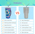 Bottle Sleeve Leopard Print Rainbow Sunflower Water Neoprene Insulated Sleeve Bottle Cover Pouch for 30oz Tumbler Cup (Only Cup sleeves) (Leopard)