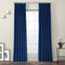 HPD Half Price Drapes VPYC Heritage Plush Velvet Curtain (1 Panel), 50 X 84, Pisces Blue