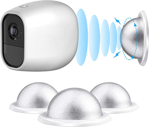 Skylety Security Wall Mount, Metal Magnetic Mount Compatible with Magnetic Arlo, Arlo Pro, Arlo Pro 2, White, Arlo Accessories (3 Pack)