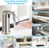 Soap Dispenser, Touchless Automatic Soap Dispenser, Waterproof Base Stainless Steel Infrared Sensor Type Adjustable Soap Dispenser for Family Restaurants