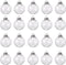 20 Pcs Clear Plastic Fillable Ornament Balls,Removable Top Clear Hanging Ornaments Ball,DIY Plastic Ornaments Round Balls,Perfect for Decoration On Christmas Trees,Wedding,Party(60mm)