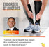 Zipper Compression Socks with Zip Guard Skin Protection & Open Toe Medical Zippered Compression Socks for Men Women