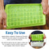 Ice Cube Tray with Lid and Bin for Freezer, Easy Release 55 Nugget Ice Tray with Cover, Storage Container, Scoop. Perfect Small Ice Cubes Trays & Mold. Flexable Durable Plastic, BPA Free