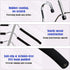 Hangers Space Saving Clothes Hanger 2 Pack Swing Arm Non Slip Padded Coat Hanger 5 Layers Heavy Duty Stainless Steel Sweater Shirt Hanger Closet Storage Organizer