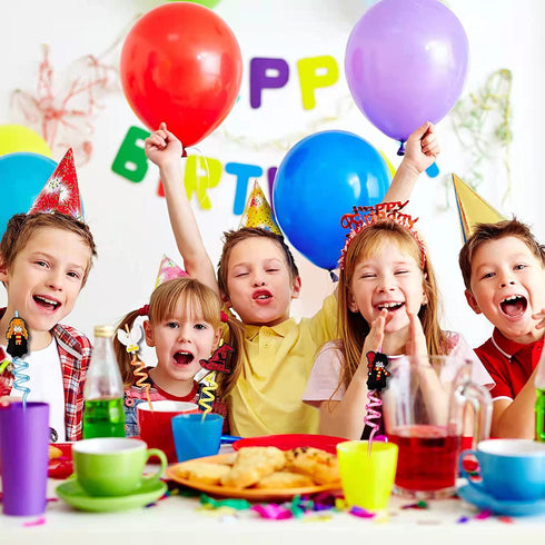 25 Harry Party Favors Straws, Reusable Plastic Straws 5 Design for Kids Wizard Potter Party Supplies Favors, with 2 Cleaning Brushes, Har/25