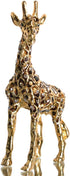 Waltz&F Big Gold Giraffe Trinket Box Hinged Hand-Painted Figurine Collectible Ring Holder Living Ornaments Shooting Props