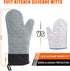 13 Pcs Set Oven Mitts and Pot Holders, Silicone Oven Mitts and Pot Holders 500F Heat Resistant, Includes Mini Oven Mitts, Hot Pads, Wall Hooks, Food Tongs- Perfect for Kitchen,Cooking,Protecting Hands