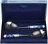 Spode Blue Italian Set of 2 Salad Servers