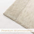 Central Park Tan and Spa Blue Stripe Sheer Color Block Window Curtain Panel Linen Window Treatment for Bedroom Living Room Farmhouse 95 inches Long Rod Pocket, 2 Panel Rustic Drapes, 40"x95"x2