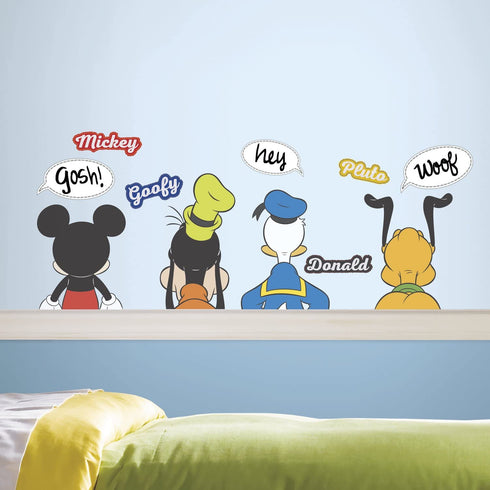 RoomMates RMK3579SCS Mickey and Friends Peel and Stick Wall Decals With Dry Erase