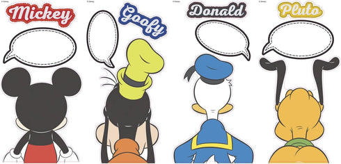 RoomMates RMK3579SCS Mickey and Friends Peel and Stick Wall Decals With Dry Erase