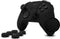 Elite Series 2 Studded Grip Skin for Xbox One Elite Series 2 Controller (NOT for Series X/S/Elite 1) by Foamy Lizard - Sweat Free Silicone w/Flat Top Anti-Slip Studs + 8 QSX-Elite Thumb Grips (Black)