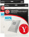 Hoover Type Y HEPA Bag (4-Pack), AH10040