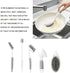 IZSOHHOME Silicone Brush Set for Kitchen ,Dish Brush,Bottle Brush,Scrub Brush with Soap Dispenser,countertop Cleaning Brush,Kitchen Cleaning (5pack)