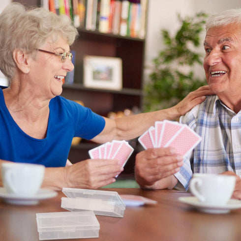 12 Pieces Card Deck Boxes Empty Plastic Storage Box Card Holder Clear Card Case, Snaps Closed