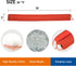 MAGZO Door Draft Stopper 36 Inches-Orange, Bottom Door Dust Stopper Air Blocker with Hanging Loops Cold Weather Seal