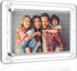 Mixoo 4x6 Picture Frame - Multi-purpose Acrylic Glass Photo Frame with Customized Pattern and 6 Display Versions for Desktop/Wall Mount/Hanging Display Horizontally or Vertically