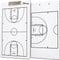 Murray Sporting Goods Basketball Coaches Clipboard | Dry Erase Double-Sided Basketball Clipboard for Coaching | Double-Sided Basketball Coach Marker Whiteboard