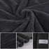 KinHwa Microfiber Hand Towel Ultra Soft Large Hand Towels for Bathroom Super Absorbent for SPA Face Shower and Sports 4 Pack Dark-Gray