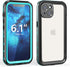 Fansteck iPhone 13 Waterproof Case, IP68 Protective Clear Cover with Built-in Screen Protector, 360° Full-Body Heavy Protective Rugged Shockproof Case, High Sensitive Screen Touch (6.1 inch)