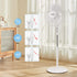 PELONIS 2021 16'' Pedestal Remote Control Oscillating Stand Up Fan 7-Hour Timer, 3-Speed and Adjustable Height, PFS40A4BWW, Supreme 16"-White