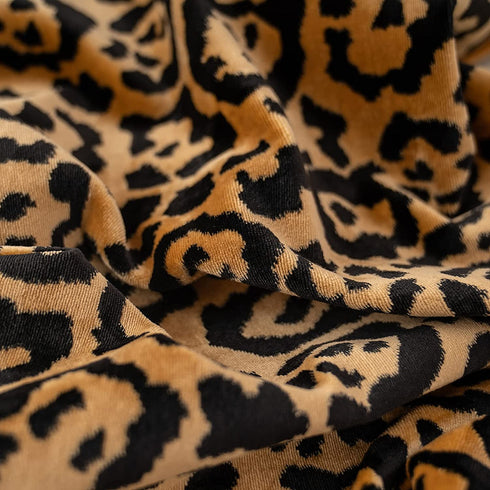 Yangest 18x18 Inch Leopard Decorative Velvet Throw Pillow Cover Black and Gold Cheetah Cushion Case Modern Pillowcase for Sofa Couch Bedroom Living Room Home Decor