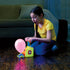 Ontel Balloon Zoom Blue Car Set with Rocket Ship, Multi