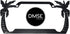 DMSE Palm Tree Beach Theme Universal Metal License Plate Frame Cool Decorative Design for Any Vehicle (Black)