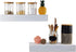 Spiretro Dimension Wooden Floating Shelves Wall Mounted, 16.5 inch Ledge to Storage Organize and Display for Bedroom, Living Room, Bathroom, Kitchen, Office - Set of 2, White