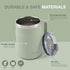 LocknLock Stainless Steel Double Wall Insulated with Handle, Lid, 16 oz, Mint Metro Mug