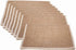 FiveRen Burlap Placemats Jute Rustic Table Mats Ladder Lace Look & One of Life's Little Home Luxuries for Parties, Weddings, Special Occasions, BBQ's, Holidays, Everyday Home Decor (Set of 8)