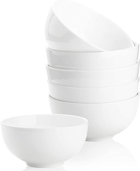 Zoneyila Large Ceramic Soup Bowl, Porcelain Serving Bowls For Soup, Salad, Pasta, Cereal, Serving Round Bowls For Kitchen (Small 4.5 inch)