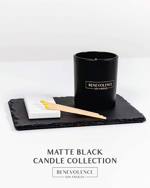 Premium Lavender, Mint & Sage Candles | Highly Scented Candles for Home | 8 oz 45 Hour Burn, All Natural Soy Candles | Relaxing Eucalyptus Candle with Matte Black Glass Gift Box