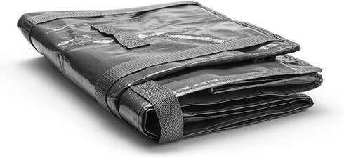 Domiform Moving Bags 4-Pack Set,24.5 Gallon Large Tote Bag for Storage, Heavy Duty Space Saver Bags for Clothing Storage and Room Organization, Practical Alternative to Moving Boxes Grey X-Large