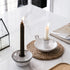 Kendiis Candle Holder Ceramic Candlestick Holder, Candlelight Stand for Spell Candles, Taper Candles, and Incense, Halloween Christmas Dining Room Home Decoration Display