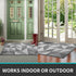 DEXI Indoor Doormat, Non Slip Absorbent Resist Dirt Entrance Rug, 20x32 Machine Washable Low-Profile Inside Floor Door Mat