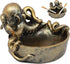 Ebros Marine Sea Monster Kraken Giant Octopus Grasping Basin Ashtray Figurine 5.5" Wide Nautical Ocean Terror Myth Decorative Statue for Cigarettes Coins Knick Knacks Squids Cephalopod Sculpture