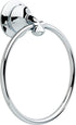 DELTA Linden Towel Ring, Chrome, Bathroom Accessories, 79446 3.38 x 7.50 x 8.88 inches
