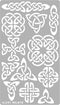 Aleks Melnyk #32 Metal Journal Stencil, Pyrography Celtic Patterns, Wicca Stencil, Celtic Knot Stencil, Viking Stencil, Wood Burning Template, Wood Carving Stencil, Bullet Journaling