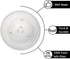 11.25" G.E and Sam-sung Microwave Glass Turntable Plate Replacement by AMI PARTS 11 1/4" Microwave Glass Plate Replaces WB49X10097 WB49X10034 WB39X78 AP3188581