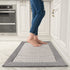 Kitchen Floor Mats for in Front of Sink Kitchen Rugs and Mats Non-Skid Twill Kitchen Mat Standing Mat Washable