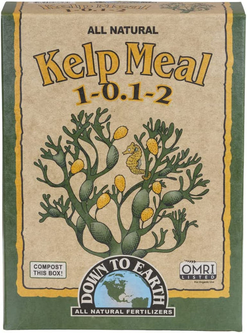 Down to Earth Organic Kelp Meal Fertilizer Mix 1-0.1-2, 0.5 lb