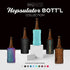 BrüMate Hopsulator BOTT'L - Insulated Beer Bottle Cooler for 12 Oz Bottles - Double-walled Stainless Steel - Perfect for Travel & Keeping Drinks Cold Outdoors (Aqua)
