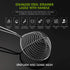 Hot Pot Strainer Scoops, Stainless Steel Hot Pot Strainer Spoons 2.5 inch Mini Mesh Skimmer Spoon Asian Strainer Ladle with Handle (Black,6 Pieces)