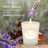 FKJOL Scented Candles Gift Set, 6 Natural Soy Wax Aromatherapy Candle with Essential Oil for Stress Relief, Smoke-Free Strong Fragrance Long Lasting Candles for Bath Home Women,White,YB6P