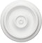 Ekena Millwork Traditional-CM12TR Ceiling Medallion (Fits Canopies up to 2 3/4"), 12"OD x 1"P, Primed
