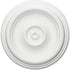 Ekena Millwork Traditional-CM12TR Ceiling Medallion (Fits Canopies up to 2 3/4"), 12"OD x 1"P, Primed