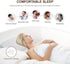 Ximoon Contour Memory Foam Pillow, Cervical Pillows for Sleeping, Orthopedic Pillow for Neck Pain Relief Odorless Ergonomic Bed Pillow for Side, Back and Stomach Sleeper with Washable Pillowcase
